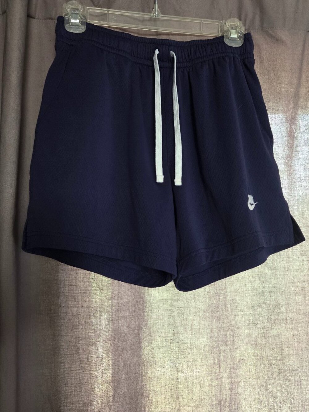 Nike Mens Club Mesh Flow Shorts, Size Small, Navy